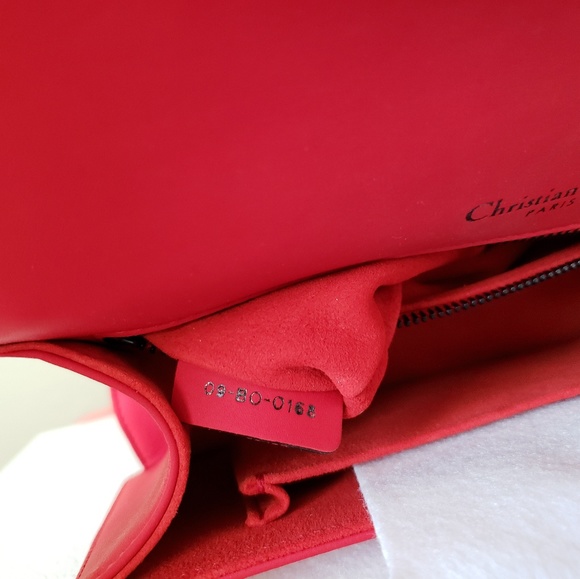 New Diorama ultra matte calfskin 2018 red  bag - Picture 7 of 8